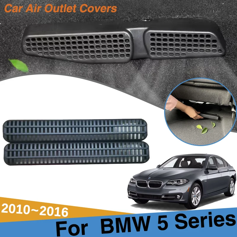 

For BMW 5 Series Accessories F10 F11 F07 2010~2016 Car Air Outlet Covers Conditioner Vent Protection Under Seats Car Accessories