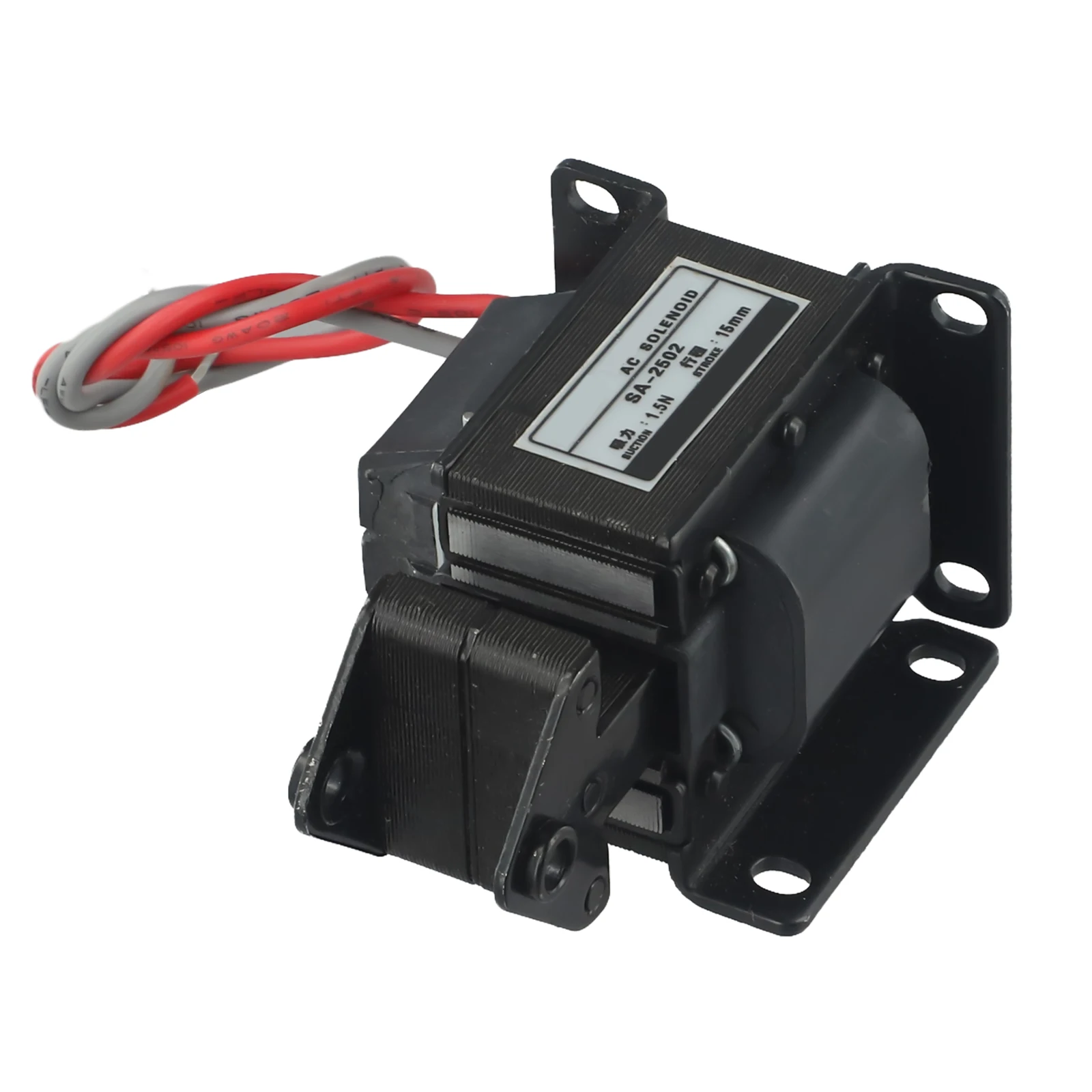 

AC220V 15mm 15N Solenoid Electromagnet 220 Energy Saving Tractive Magnet Solenoid Electromagnet Magnet SA-2502 Tool Accessories