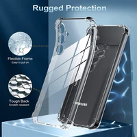 Transparent Silicone Soft Shockproof Case For Samsung Galaxy S24 S23 FE Plus Ultra A55 A35 A25 A15 A54 A34 A24 A14 Back Cover - Image 2