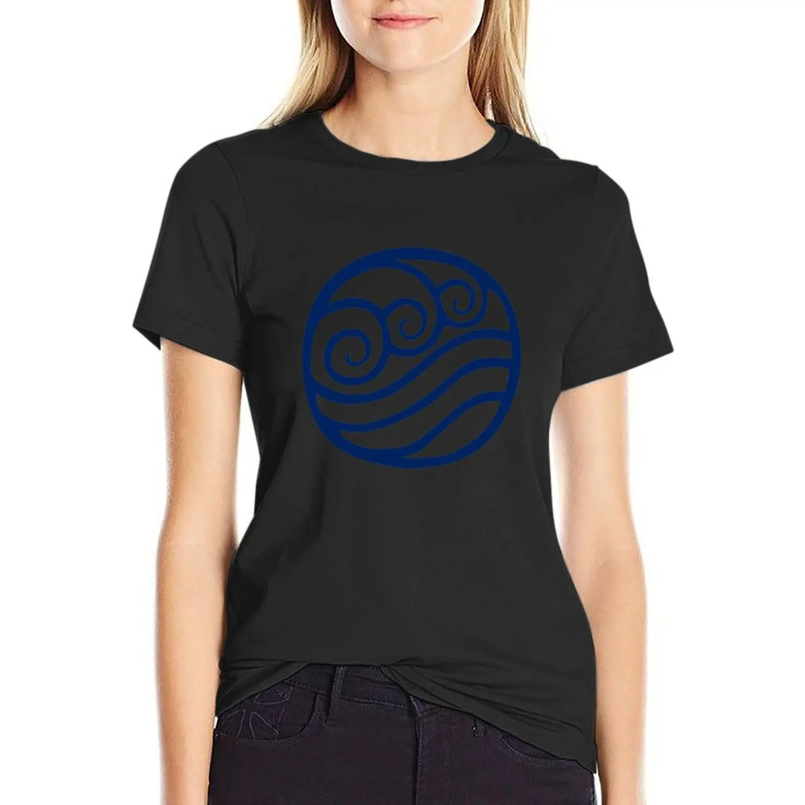 

Waterbending Logo T-shirt cute clothes female summer tops Women clothes