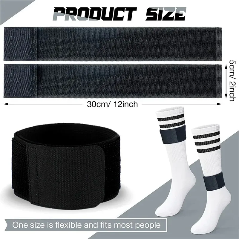 Anti-slip Shin Guards for Football Sports Leg StrapsShin Fixation Straps Lightweight Ankle Pads for Running and Cycling 1Pair