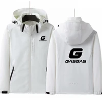 Motorcycles GasGas Spring Autumn Casual Jacket Men/Women Outdoor Waterproof and Windproof Hooded Windbreaker Coats 2