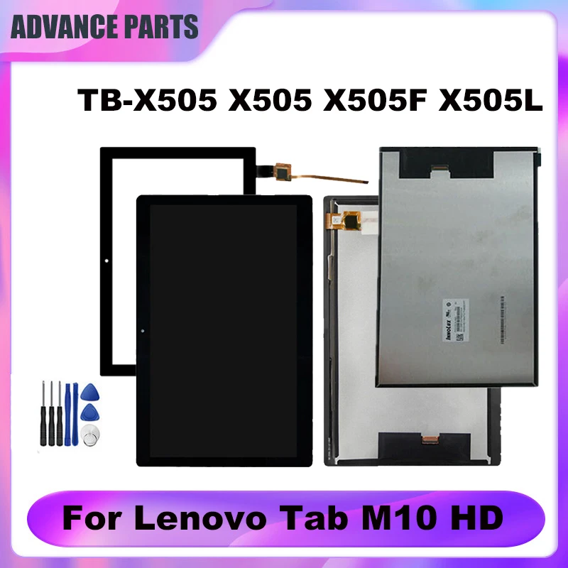 LCD Display For Lenovo Smart Tab M10 HD TB-X505 - 10.1 Inch Touch Screen Digitizer Assembly