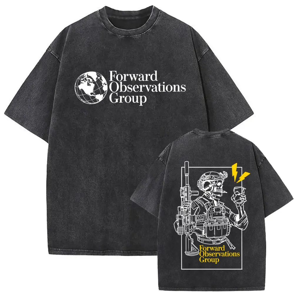 Forward Observations Group — Globe Logo — Tactical Skeleton — Washed Black Tee S2cd14d03c839497ba4cced2bba7ec0c7I