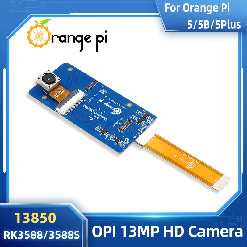 Módulo de Câmara hd Orange pi Oficial 13mp 13850 Distância Focal 3000 mm Rk3358 s Sbc Opi 5b Plus - Imagem 2