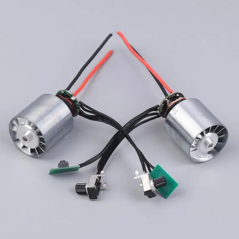 High Power 2S/3S DC 7,4 V 12 V Mini BLDC Bürstenlosen Motor Mit Treiber Einstellen Geschwindigkeit Controller Metall Bürstenlosen Kanal Fan – Detail 8