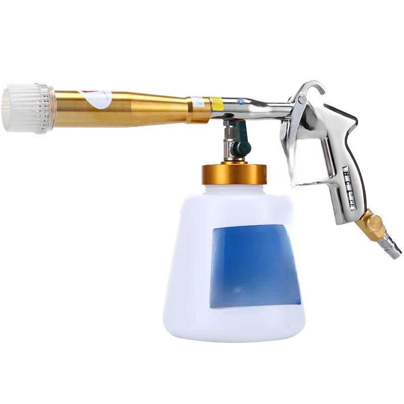 

Car interior cleaning gun, dry cleaning gun, cleaning spray gun, stainless steel spindle