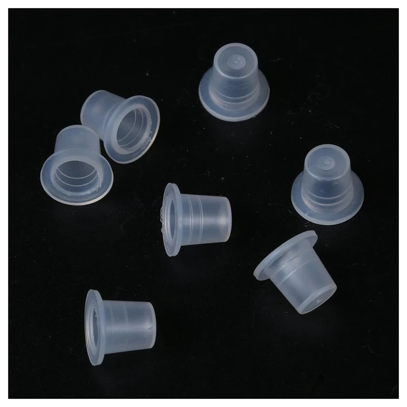 A97P 1000 Pcs 8Mm Small Tattoo Ink Cups Caps For Needle Tip Grip Power Supply Sm