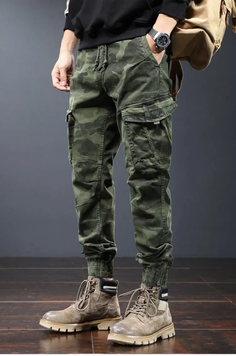 High Quality Cargo Pants Men Jogging Casual Pants Full Length Military Mens Streetwear Adults Work Tactical Tracksuit Trousers