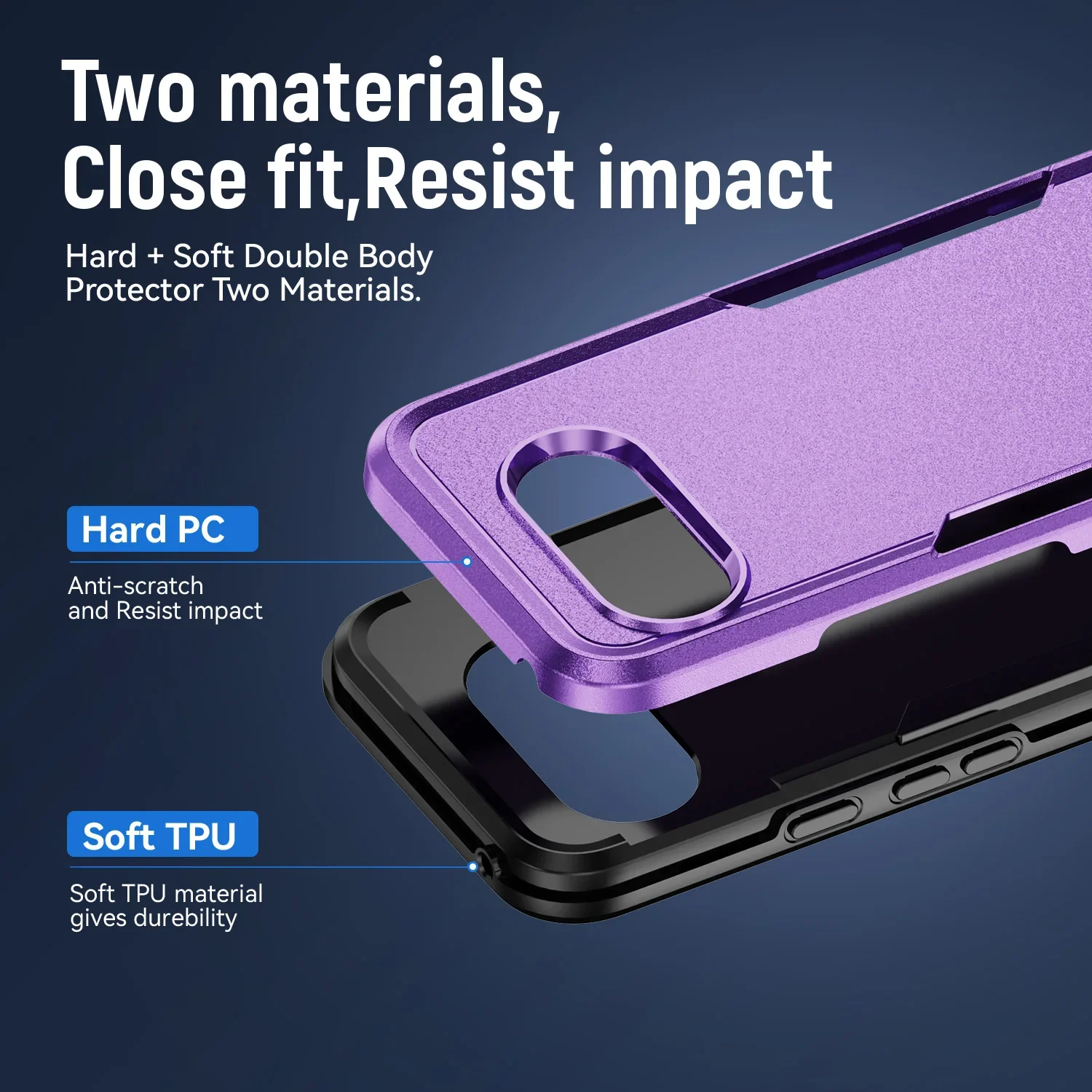 Enhanced Armor Shockproof Matte Surface Protective Case