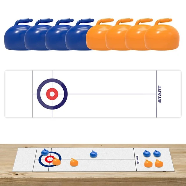 Table Top Fun Family Games Foldable Mini Curling Ball Tabletop Curling Game  For Kids Adults Teens Boys Family School Travel - AliExpress