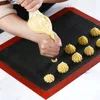 Silicone Hollowing out Baking Mat Sheet Nonstick Oven Mesh Pad Breathable Glass Fiber Heat-Resistant Cooking Bakeware Baking Mat 5