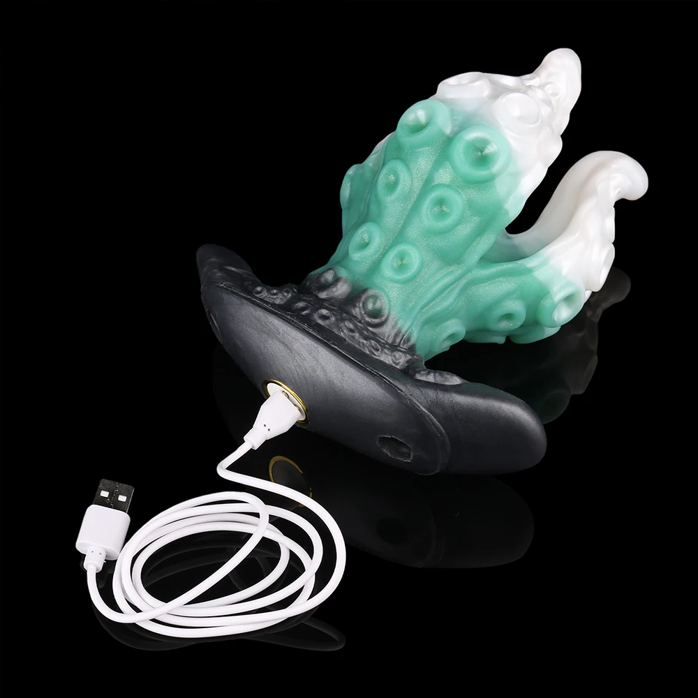 Godemiché vibrant en silicone platine YOCY avec télécommande, vibromasseur, plug anal BDSM, harnais, sextoys pour adultes, Forplay Products_voghion.com