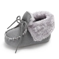 2023 Winter Snow Baby Boots Multiple Colors Warm Fluff Balls Indoor Colloidal particle sole Infant Newborn Toddler Baby Shoes 6