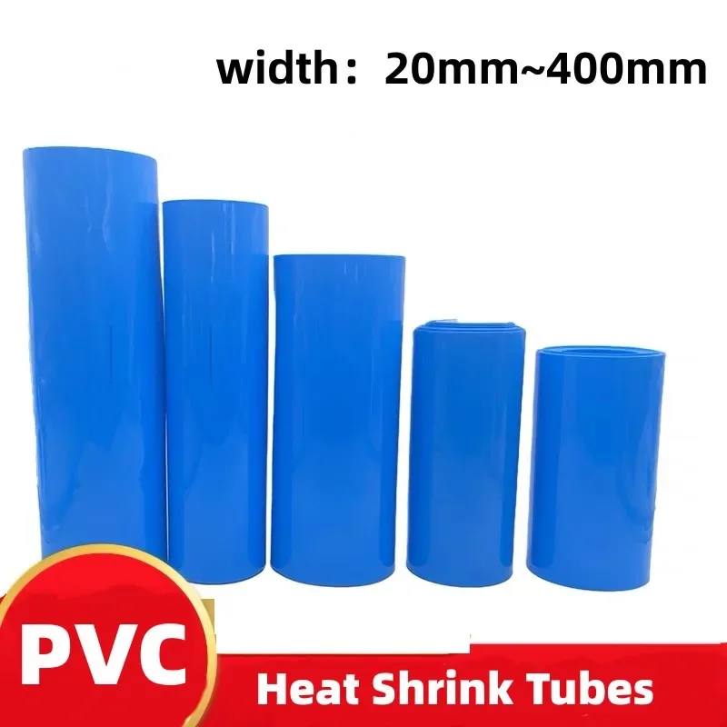 1M 18650 Lip Battery PVC Heat Shrink Tube Pack Width 25mm~ 200mm Dia 16-127mm Insulated Film Wrap lithium Case Cable Sleeve heat shrink tubing heat shrink tube cable sleeve heat shrink tube kit heat shrink cable sleeve protective sleeve