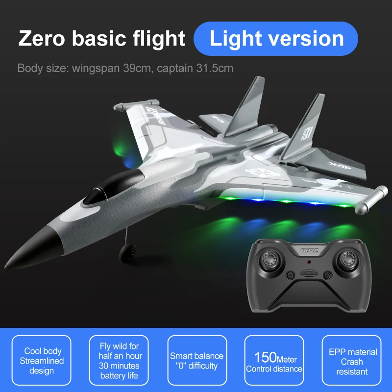 طائرة رمي يدوية بجهاز تحكم عن بعد ، طائرة شراعية ب...