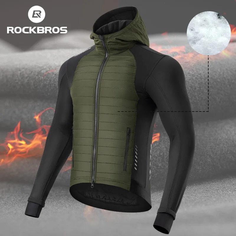 rockbros winter cycling jacket