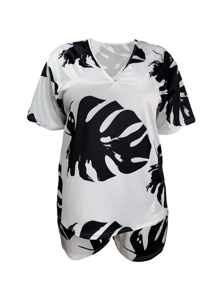 Womens Plus Size Two Piece Sets Trendy Matching Set Loose Fit Casual Summer Outfit Comfortable Stylish Wholesale Dropshipping