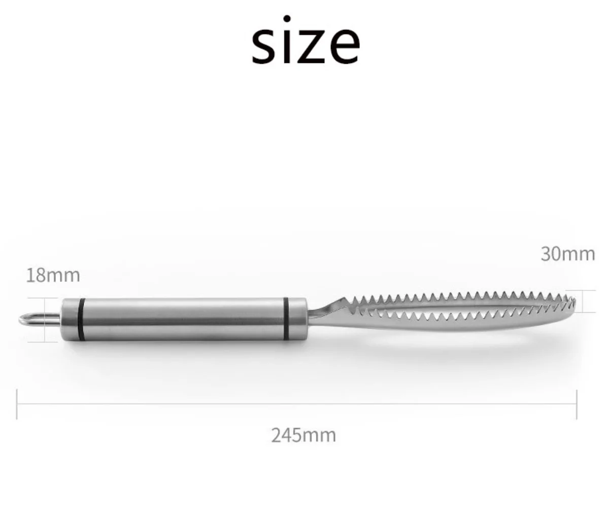 Fish scales scraper Fish Scales Scraping Graters Fast Remove Fish Cleaning Peeler Scraper Bone Tweezers Stonego Kitchen Accessorie
