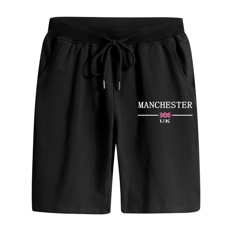 Mens Urban Casual Football Shorts Summer Sports Fitness