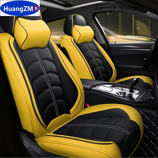 Karstry Autositzbezüge Sitzbezüge Auto Universal Set Leder für Seat-Alhambra  Seat-ateca Innen Auto Zubehör : : Auto & Motorrad
