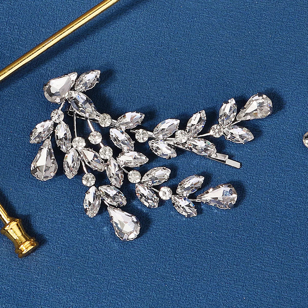 Mode Perlen Hochzeit Haar Schmuck Zugang Legierung Kunst Elegante Braut Kristall Haarnadel Hochzeit Schmuck Schönheit Haar Zubehör – Detail 20