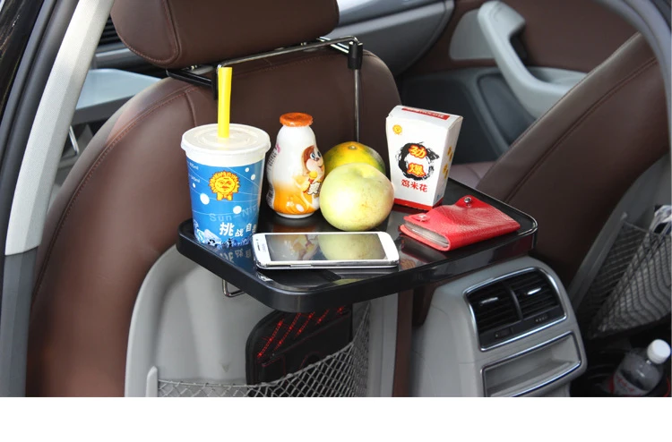 Car Steering Wheel Holder Computer Rack Seat Back Steering Wheel Dinner Plate Computer Bracket Portable Car Desk