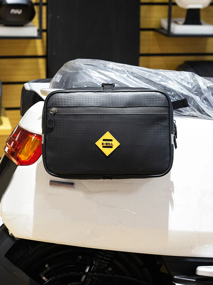 B SOUL Große Kapazität Reise Schwanz Taschen Für Elektrische Fahrrad Träger Pannier Rack Tasche Motorrad Träger Lagerung Fahrrad Hängen Tasche – Detail 3