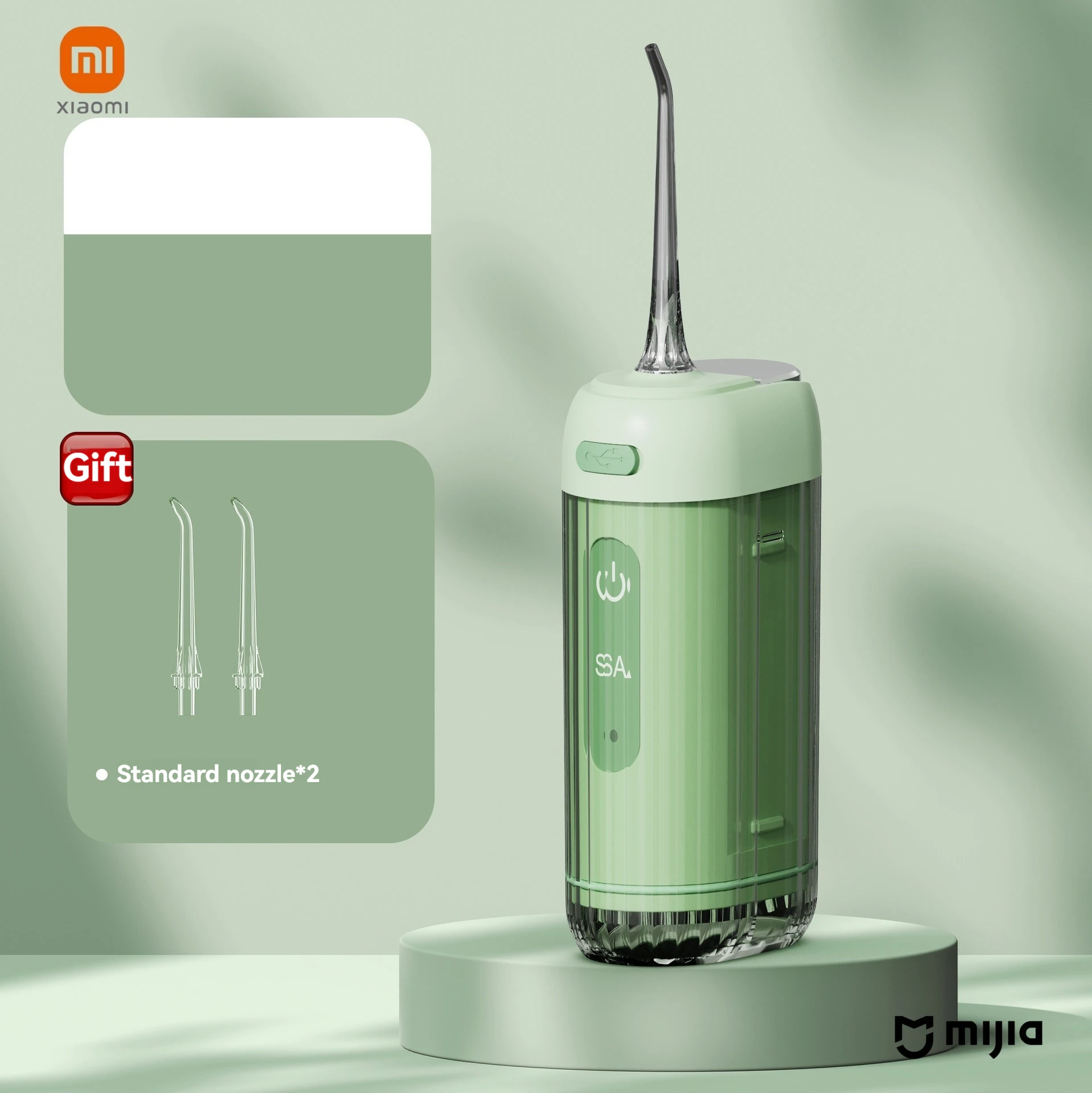 xiaomi mijia Portable Water thermos Floss Oral Irrigator 200ML Electric Tooth Cleaning Device 3 Modes Waterproof Irrigator oral irrigator dental cleaner water flosser