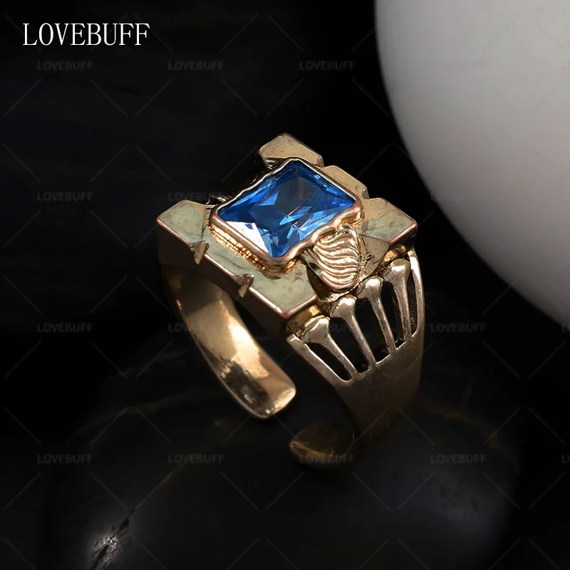 アクセサリー Preuve ring Love and Deepspace Xavier Rafayel Zayne Rhinestones Open Ring