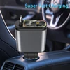 4 in 1 Retractable Car Charger with Roof Starlight USB C Cable Starlight in Auto Roof Fast Charging for IPhone Samsung Phones