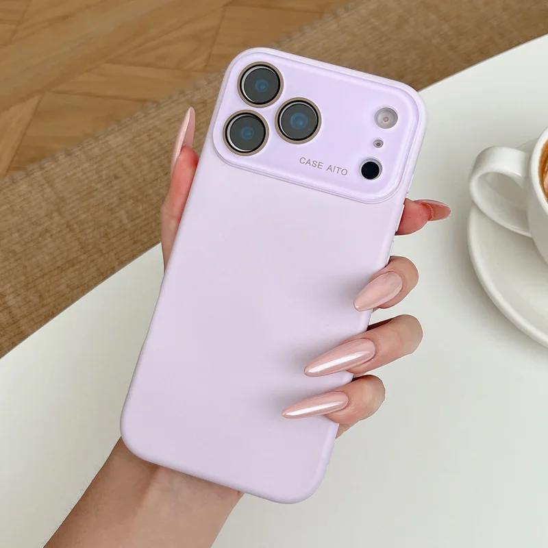 Enhanced Camera Protection Silicone TPU Phone Case - Soft Back Cover
