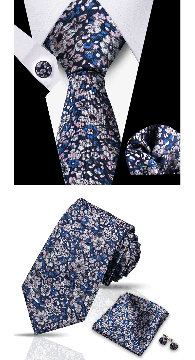Krawatte für Männer, klassisch, kariert, Taschentücher, rote Krawatte, Manschettenknöpfe für Männer, Bluse, Business, Hochzeit, Accessoires, Damen, Kragen, Mann, Geschenk – Detail 24