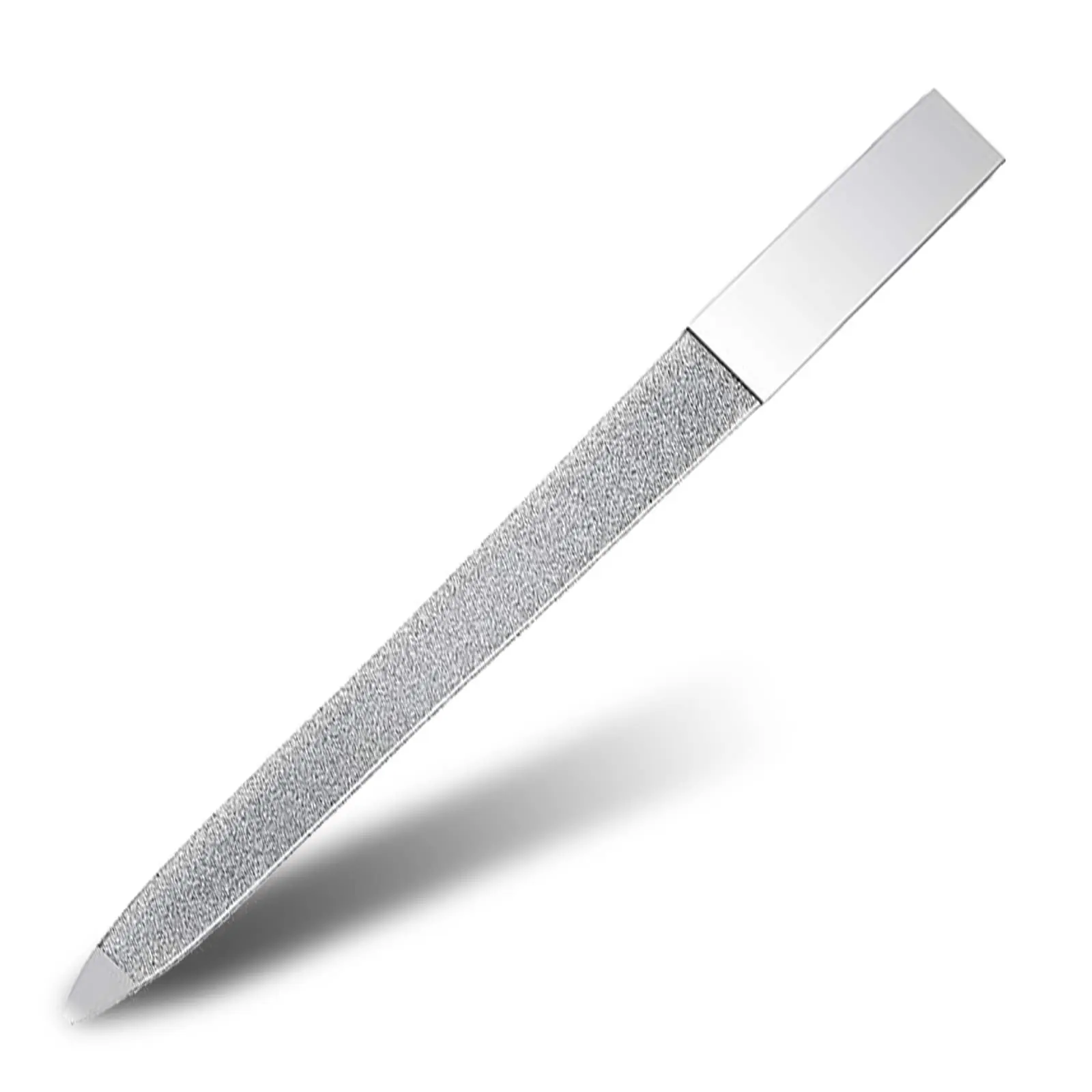 

Diamond Nail File Stainless Steel Double Side Nail File Metal File Buffer Fingernails Toenails Manicure Files for Salon and Home