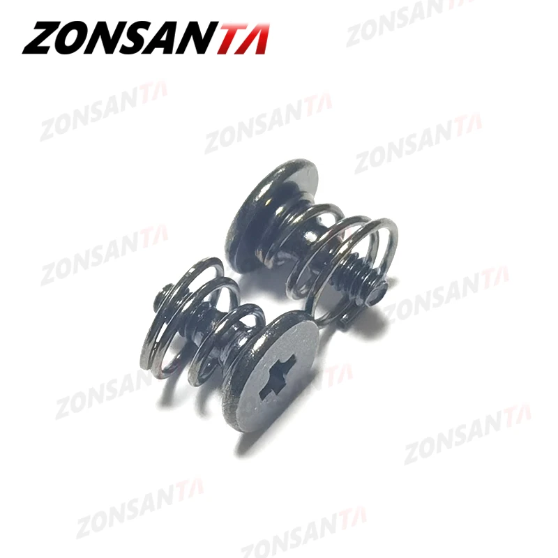 ZONSANTA 30pcs M2 스프링 그래픽 카드 나사 필립스 CPU 메인 보드 라디에이터 고정 볼트 DIY 블랙 스텝 비디오 디스플레이 나사