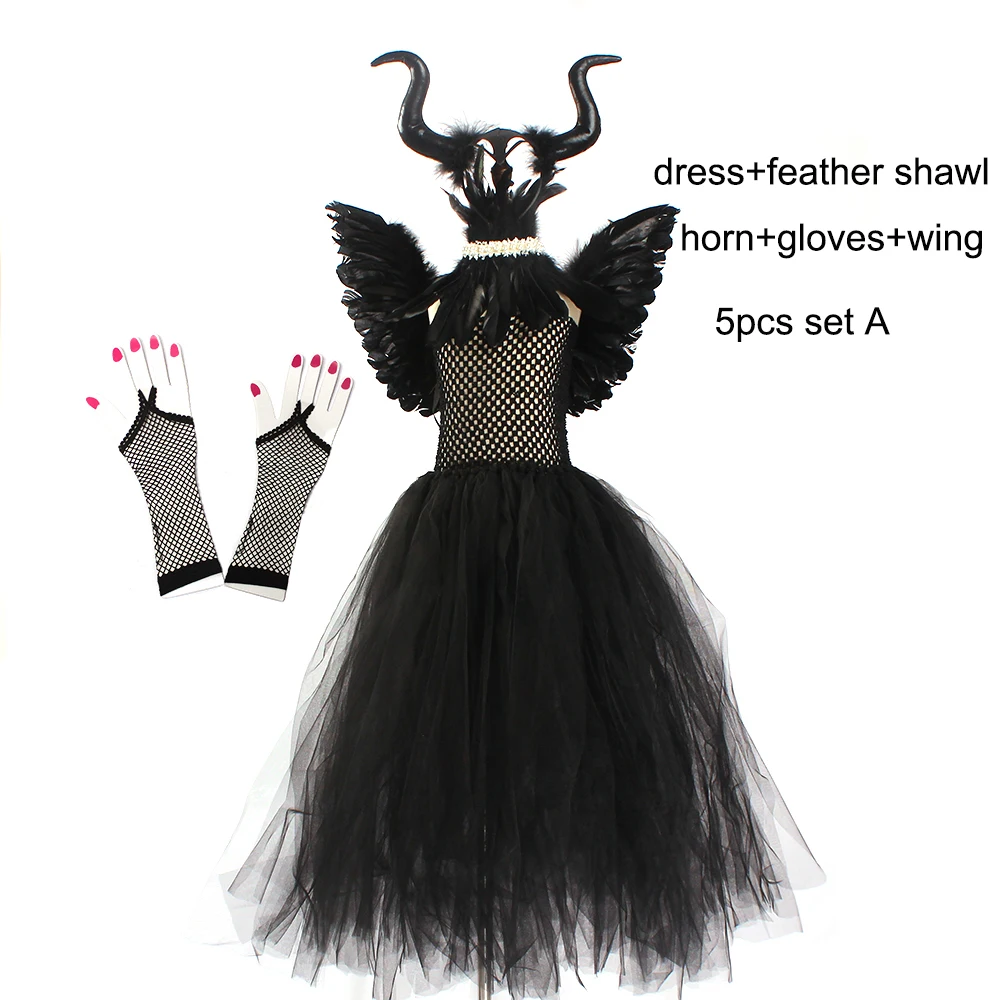 Teufelskostüm Für Damen & Mädchen – Inkl. Tutu-Rock, Horn-Stirnband, Schleife, Schwanz & Dreizack