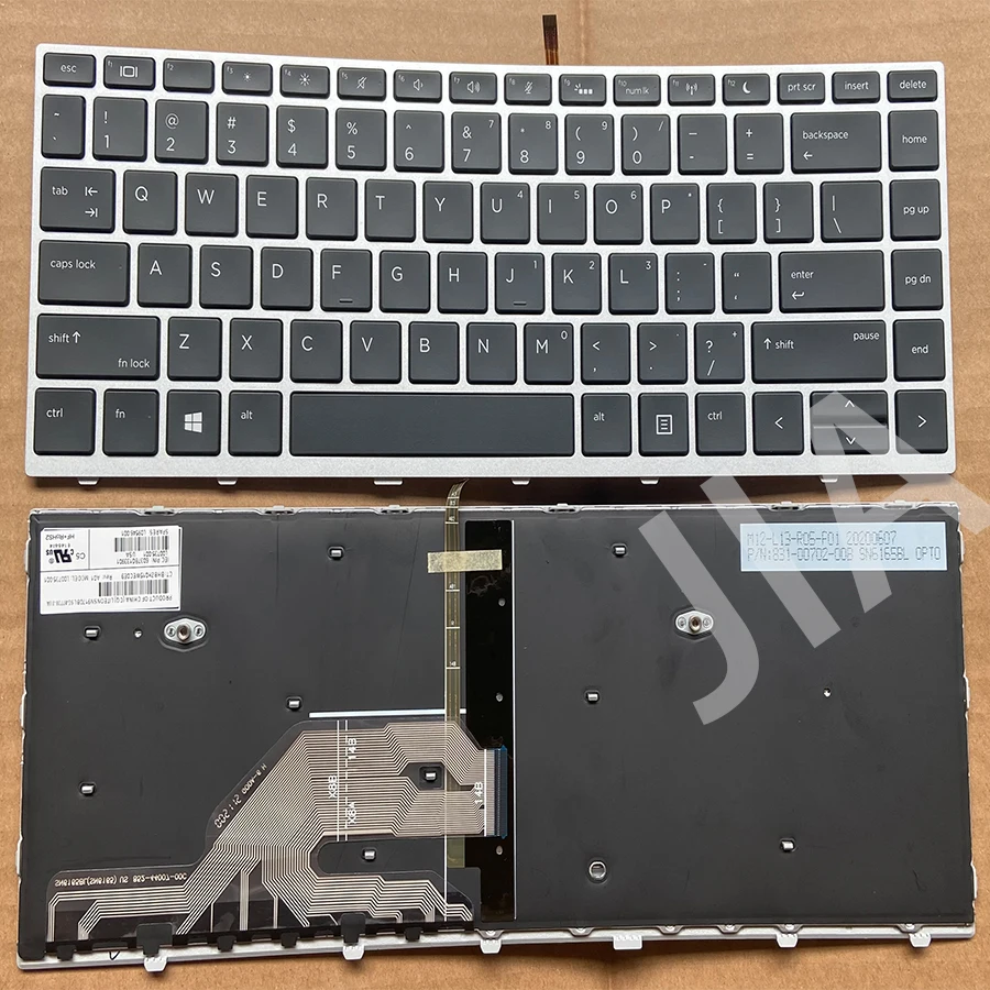 Tastiera Per Laptop Per Hp Probook 430 G5 440 G5 445 G5 Zhan 66 Pro G1 Sg-87710 Con Retroilluminazione L01071-001 L00735-001