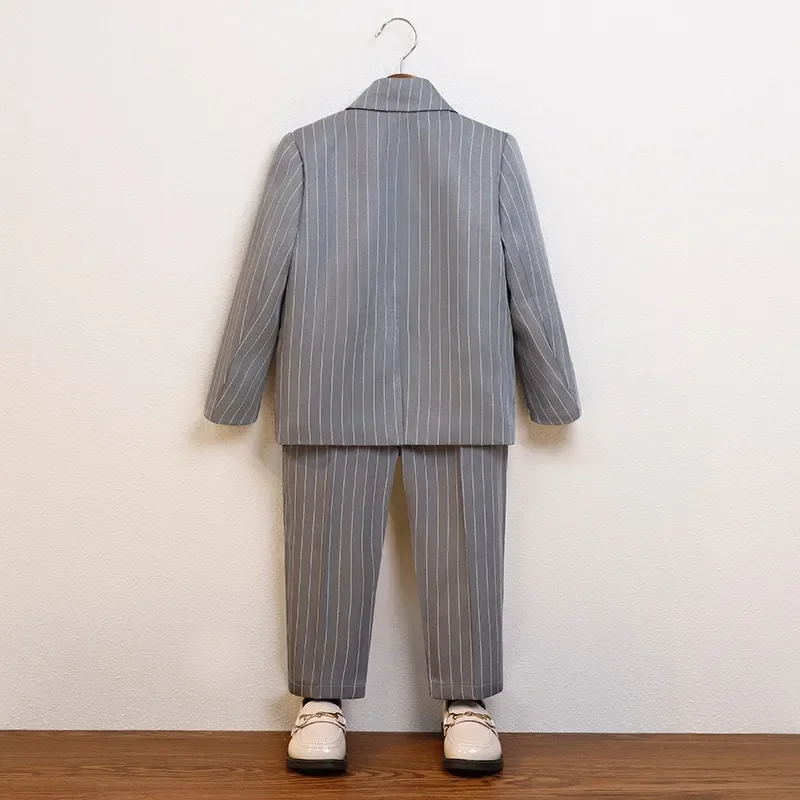 Boys Suits for Weddings Kids Birthday Blazer Set Formal Children School Host Piano Performance Costumes 4 6 8 Y boys suits