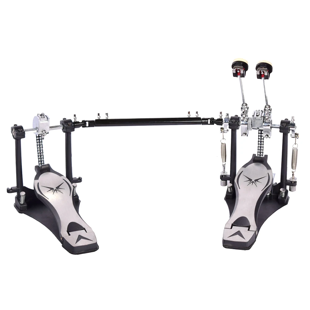 DrumKitDoublePedalAluminumAlloyDoubleChainKickPedalsTread