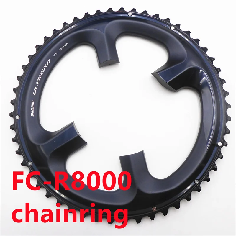 Shimano ultegra FC-6800 FC-R8000 FC-R8100 Kurbel garnitur Kettenblatt 50t 52t 53t – Detail 6