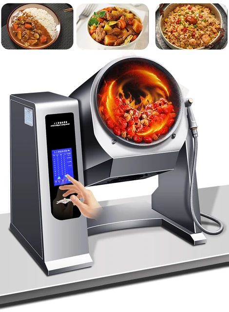 Commercial Tabletop Intelligent Automatic Cooking Robot Cooking Machine  Cooking Pot Electromagnetic Wok Chinese Food Cooker - Multi Cookers -  AliExpress
