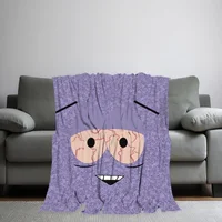 Cartoon t-toallin s-southpark Blanket Skin friendly comfort warm soft plush blanket suitable sofa living room office bedroom 2