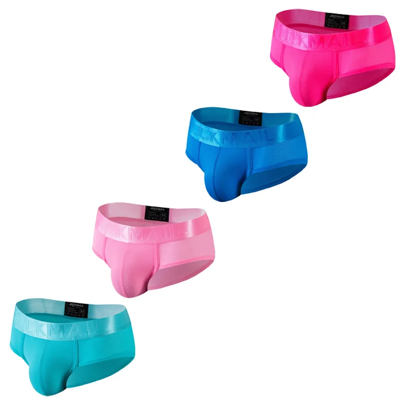 Men Underwear Briefs Mesh Breathable Sports Panties Body Shorts Quick