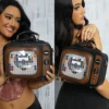 Novelty Tv Shape Ita Bag Retro Television Women Shoulder Bag Design Ita Backpack with Inserts Gilrs Crossbody Bag 5