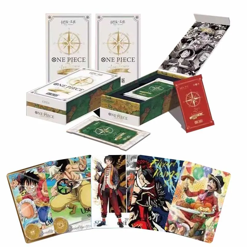 

One Piece Luffy Collection Card Japanese 25th Anniversary Rare Anime Cartas Luffy Roronoa Sanji Nami TCG Game Cards Gift