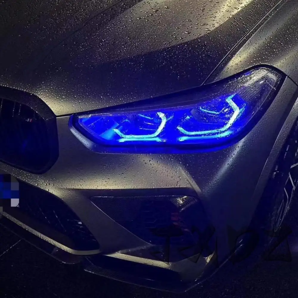 BMW LEDヘッドライト左右　X5 G05/X6 G06 New For 2020 2021 BMW X5 G05 X6 G06 Headlight LED Yellow DRL