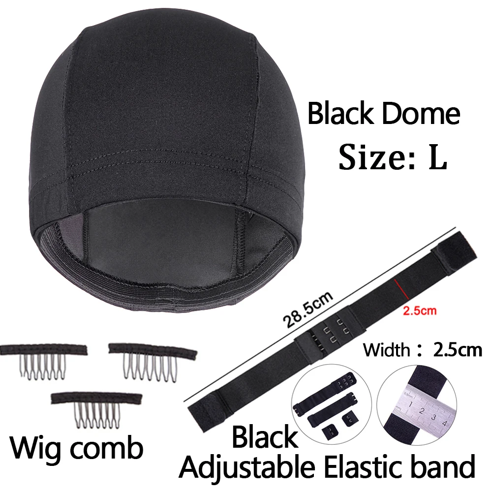 Adjustable Edge Elastic Band For Making Wig Caps 5Pcs/Set Black Removable  Anti Slip Headband For Wigs Wig Band Hair Accossories
