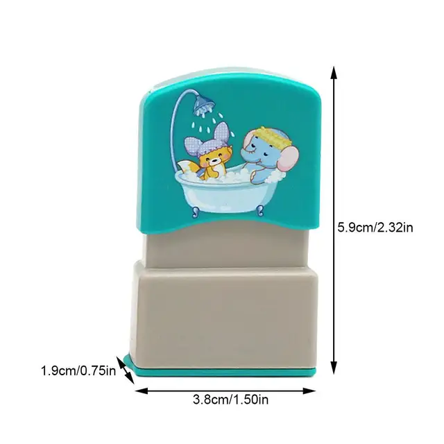 Children's Name Seal No Support Custom Student's Name Stamp Kindergarten Clothes Waterproof Name Sticker Stamp Birthday Gift 6