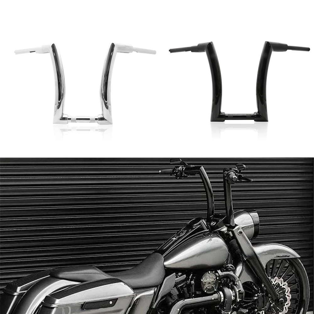 

Ручки для мотоцикла Harley Dyna Softail Sportster XL883 XL1200 Road King в стиле ретро, 1,25 дюйма, 16 дюймов, 50 мм