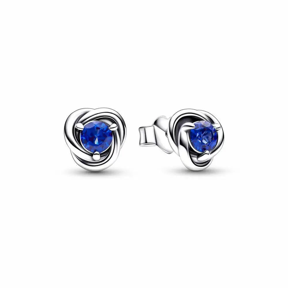 925 Silver Plated Twelve birthday stones Earrings Stud Fit Original Charms Diy For Women Accessories silver stud earrings,silver earrings,womens earrings